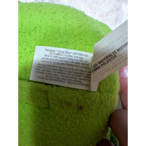 Playskool 1998 Teletubbies Dipsy, Laa Laa plush Lot - Picture 5 of 8